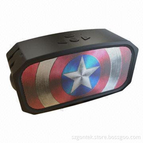 Waterproof stereo Bluetooth speaker with IP64 grade